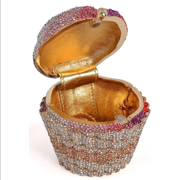 Bags Cupcake Crystal Clutch Wedding And Party Bag Poshmark